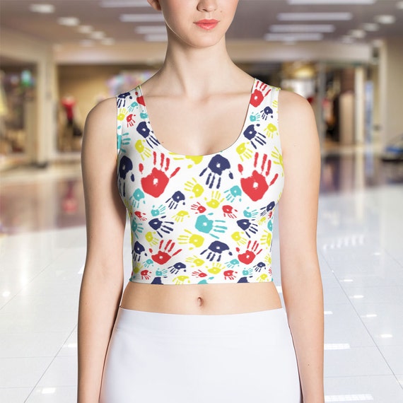 custom print crop top