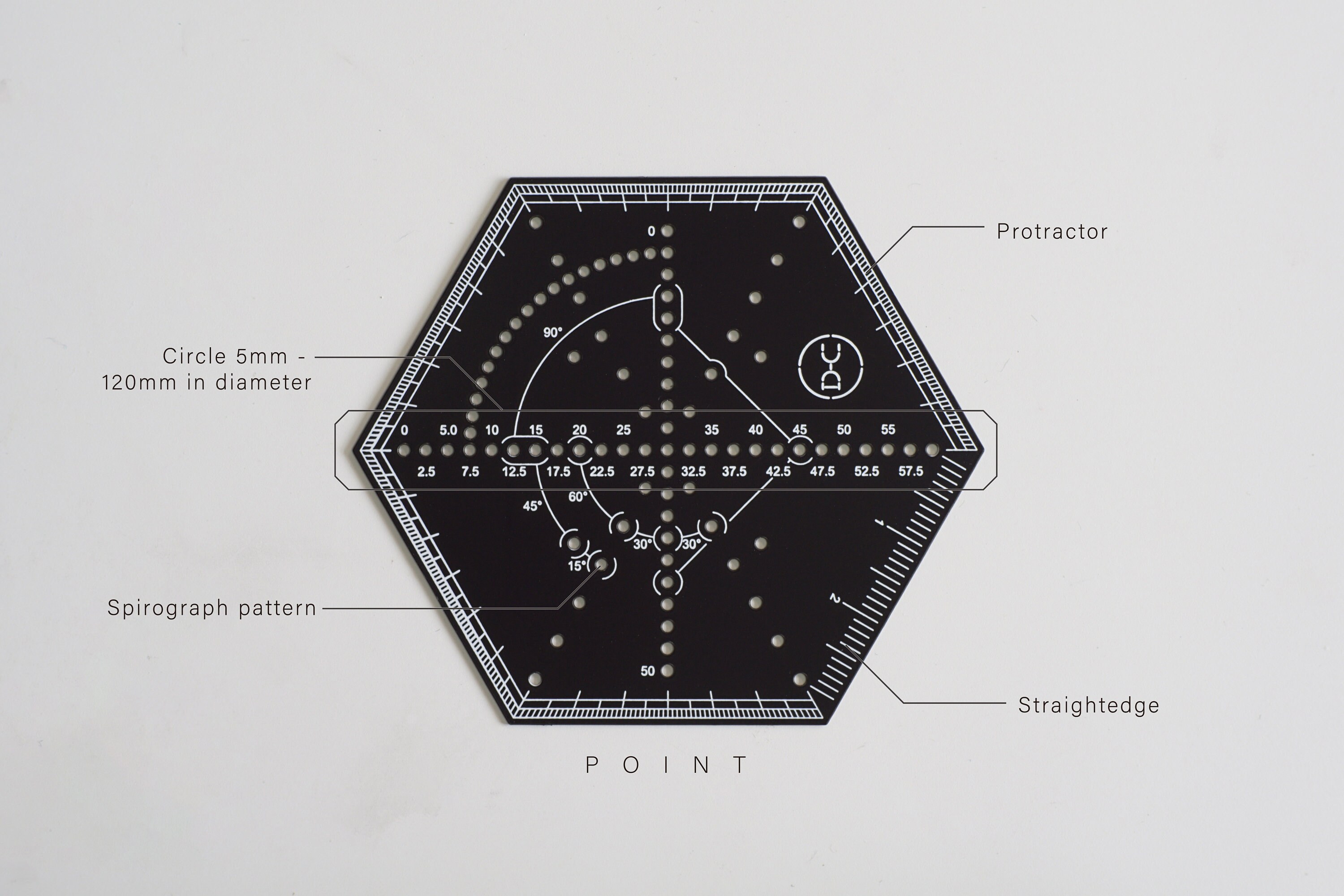 Hexagonal Sketch Ruler 2.0: Multi-functional Metallic Drawing Tool - Etsy