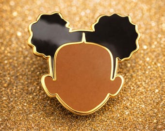 Black Excellence Enamel Pin – Representation Matters - Boy and Girl Back In Stock