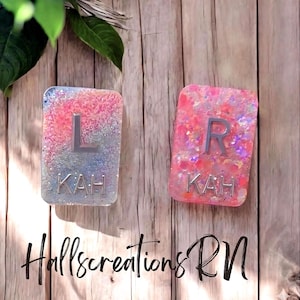 Glitter Xray Markers | Lead Initial Rad Tech Markers | Markers With Initials |Xray Tech Markers | Radiology Workers Marker | Custom Markers.