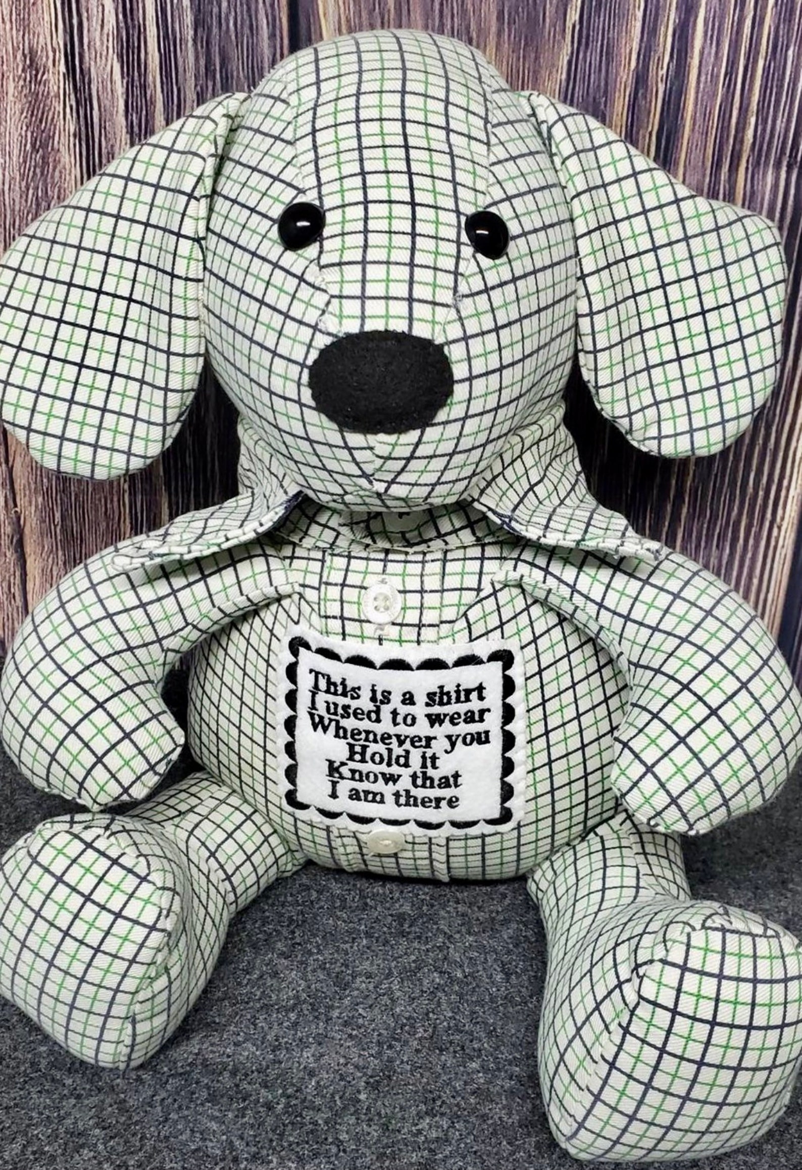 Memory Keepsake Stuffed Animal Plush: Bearcat Dog - Etsy