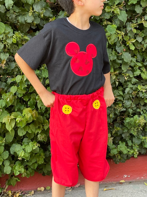 Mickey Mouse Outfit for Boys Mickey Costume Boys Mickey Mouse Etsy