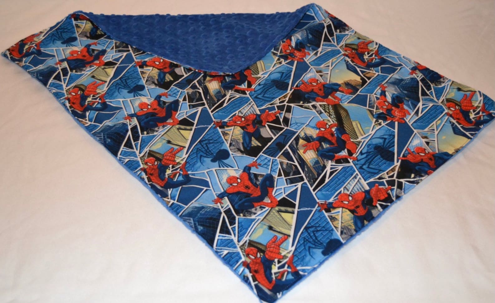 SpiderMan personalized baby blanket Etsy