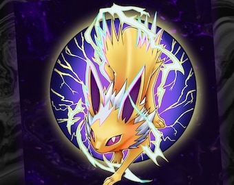 Lightning Fox Print | 8 x 8 Art Print