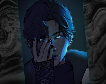 Salem Blue Print | 5 x 7 Art Print