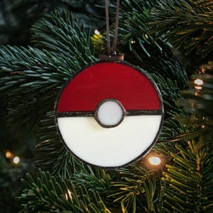 Monster Ball Ornament | Handmade Stained Glass Suncatcher
