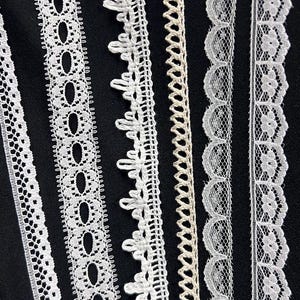 Special Pricing on Vintage Lace Trim,  Embroidery,  Bridal, Doll Dress Lace, Sash Lace, Gift Wrapping, Sewing and more, 20 Yards/pkg