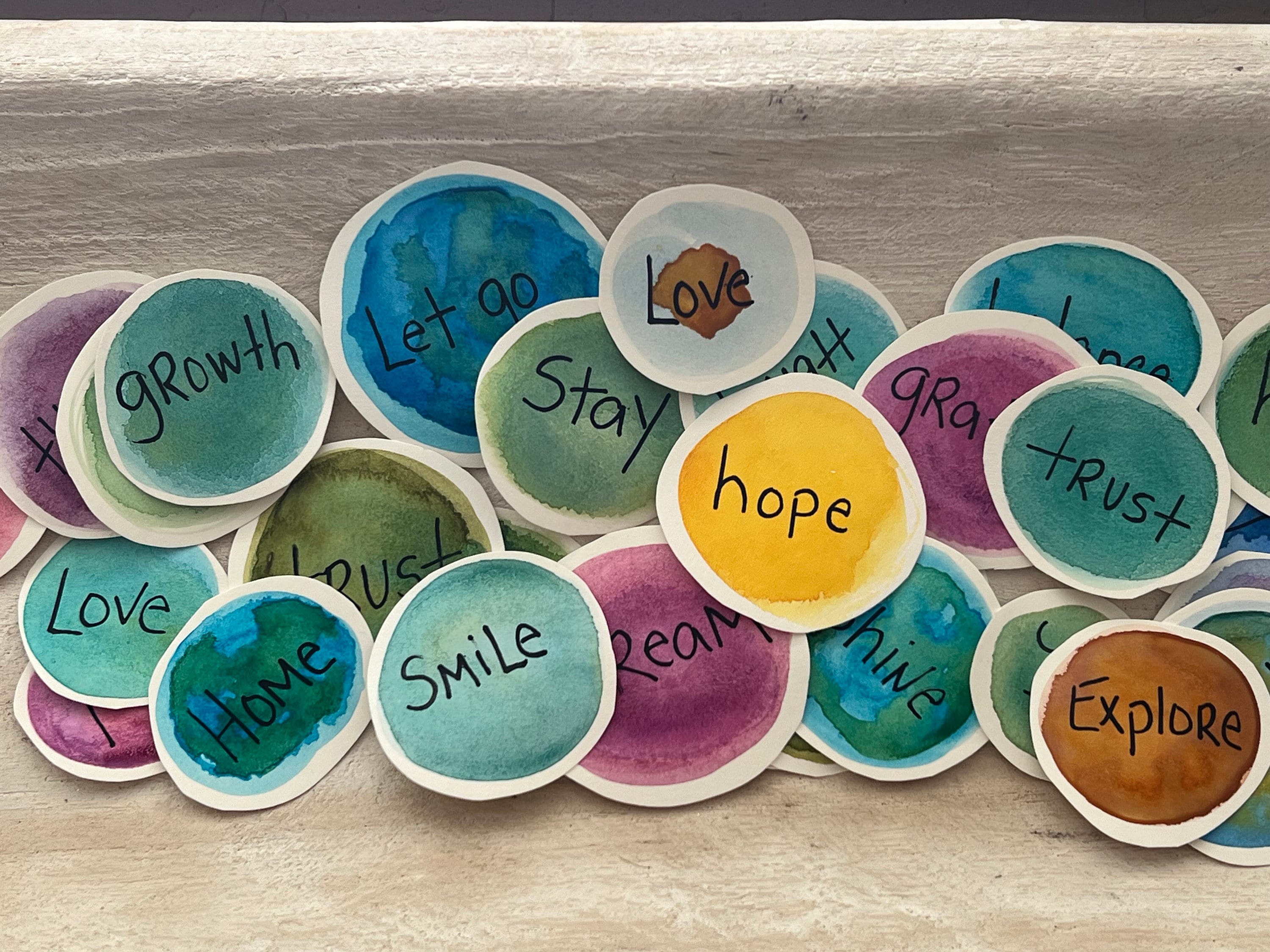 Word Fodder - Collage -watercolor and Ink - Etsy