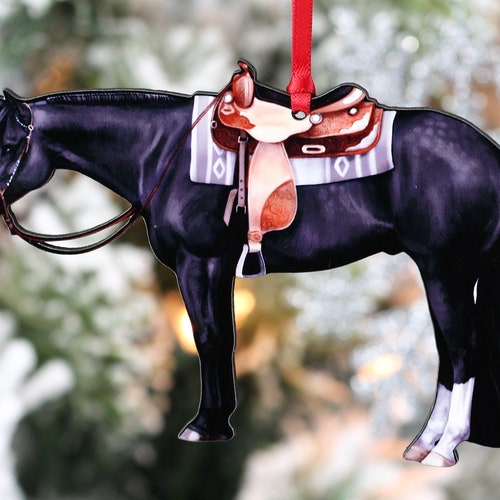 Western Horse Gifts for Her Western Pleasure Horse Ornaments Etsy