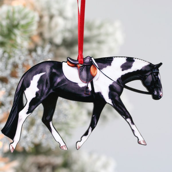 Hunter Under Saddle Horse Ornament Horse Gift, Horse Christmas Ornament, English Horse Gifts for Women, Horse Lover Gifts for Equestrian