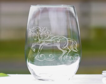 Wine Label Horses - Etsy