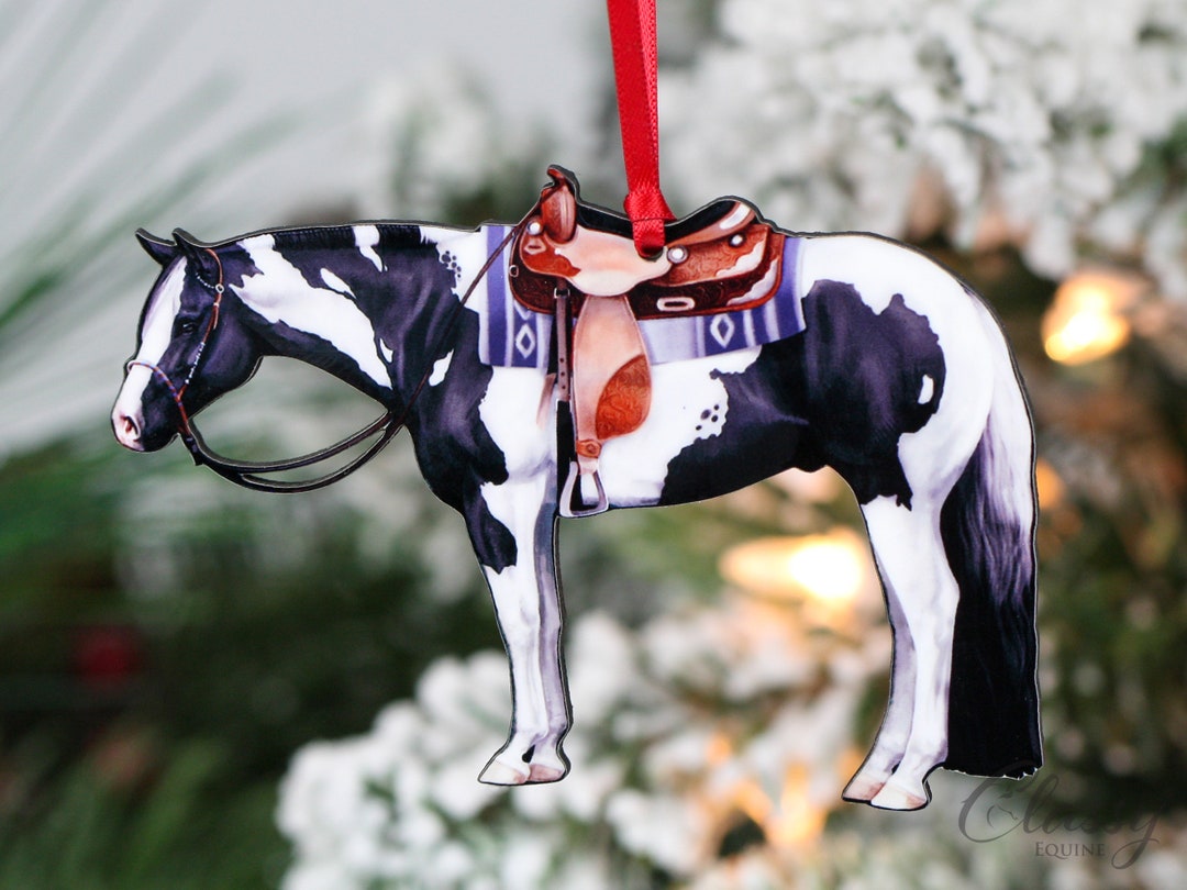 Western Horse Ornament Horse Gift, Horse Christmas Ornament, Western