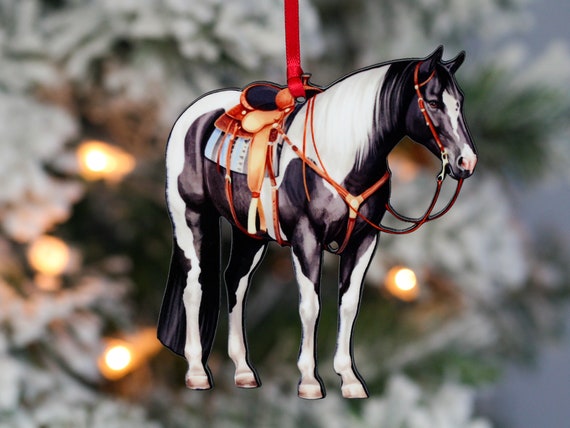 Paint horse christmas ornaments Clearance