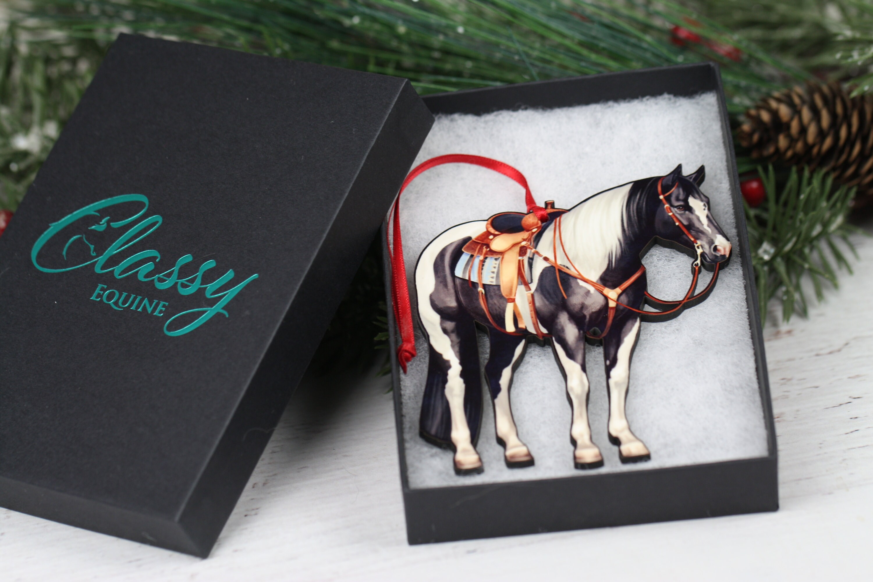 Western Horse Gifts Western Horse Christmas Ornaments Etsy