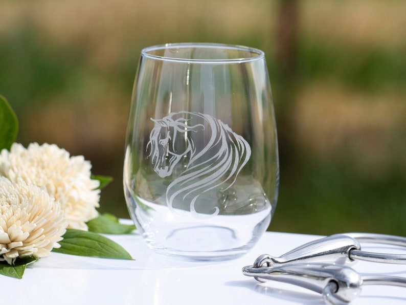 Arabian Horse Wine Glasses Christmas Horse Gifts for Women Etsy