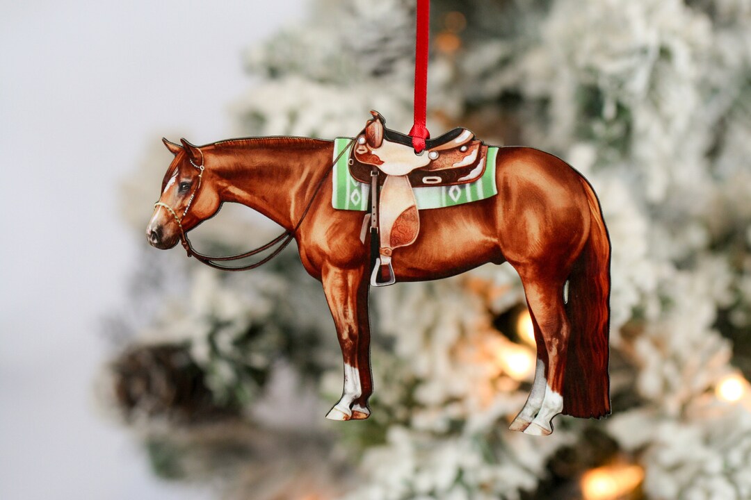 Quarter Horse Ornaments, Horse Gifts for Her, Horse Christmas