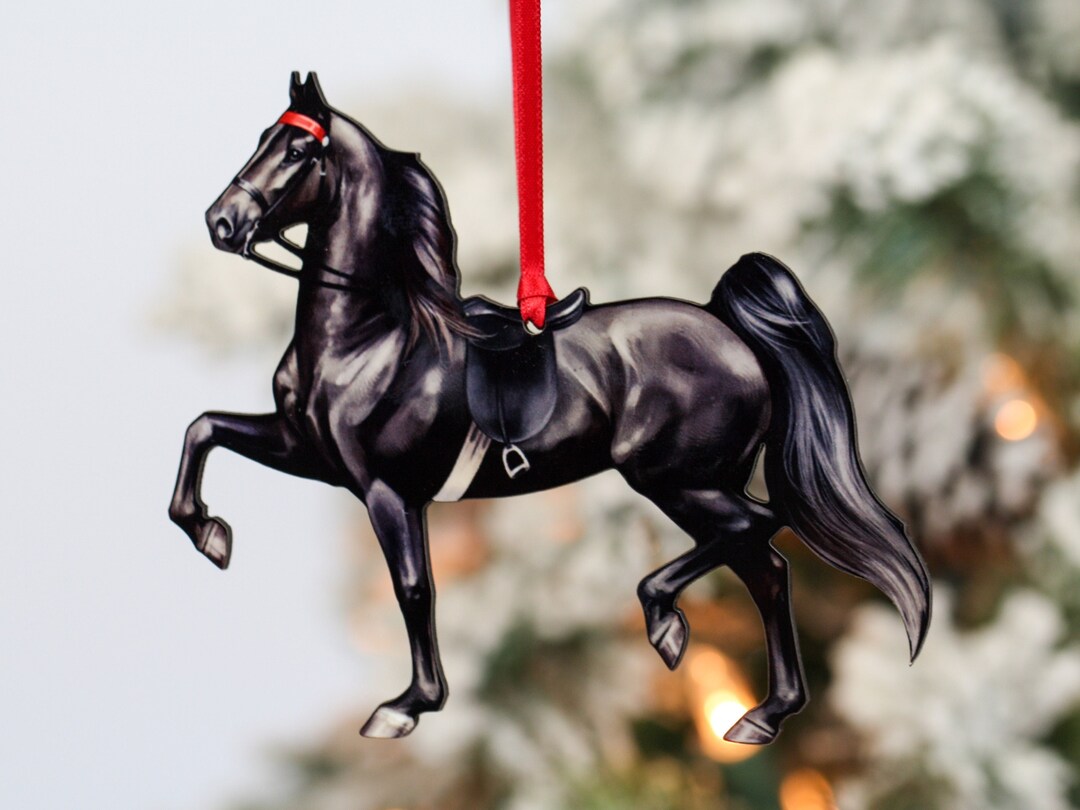 Saddlebred Horse Christmas Ornament Saddle Seat Horse Etsy