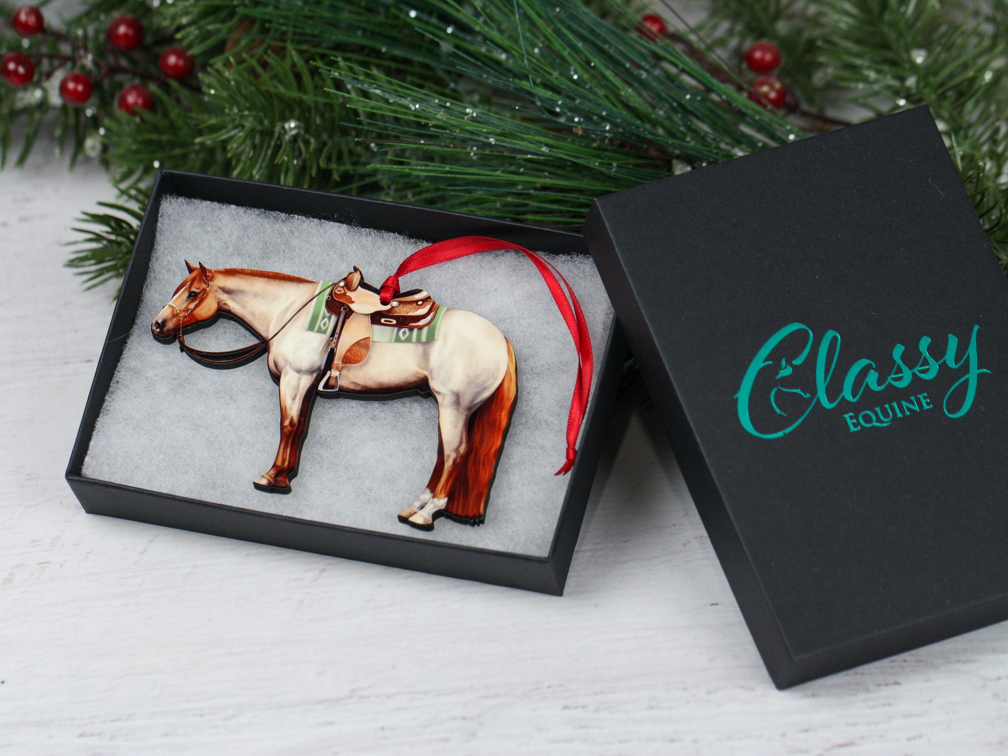Roan Horse Ornaments Western Horse Gifts Ranch Horse Etsy