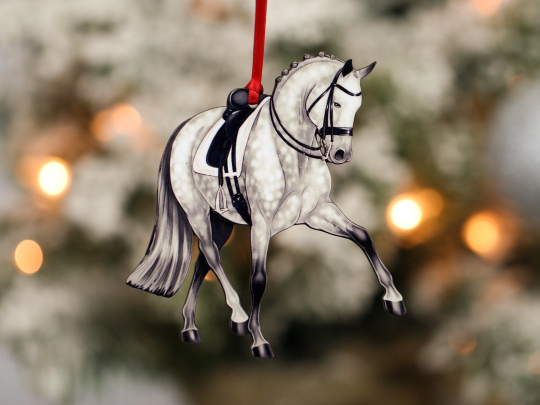 Dressage Horse Gifts, Dressage Horse Ornament, Equestrian Ornament
