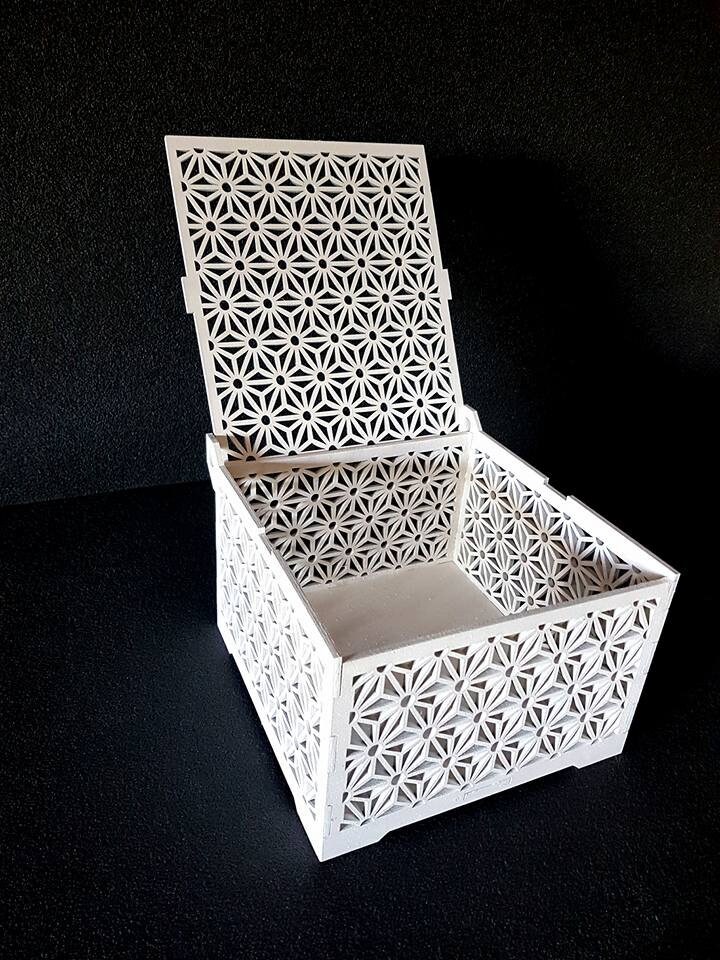 Laser Cut Box Vector File Etsy