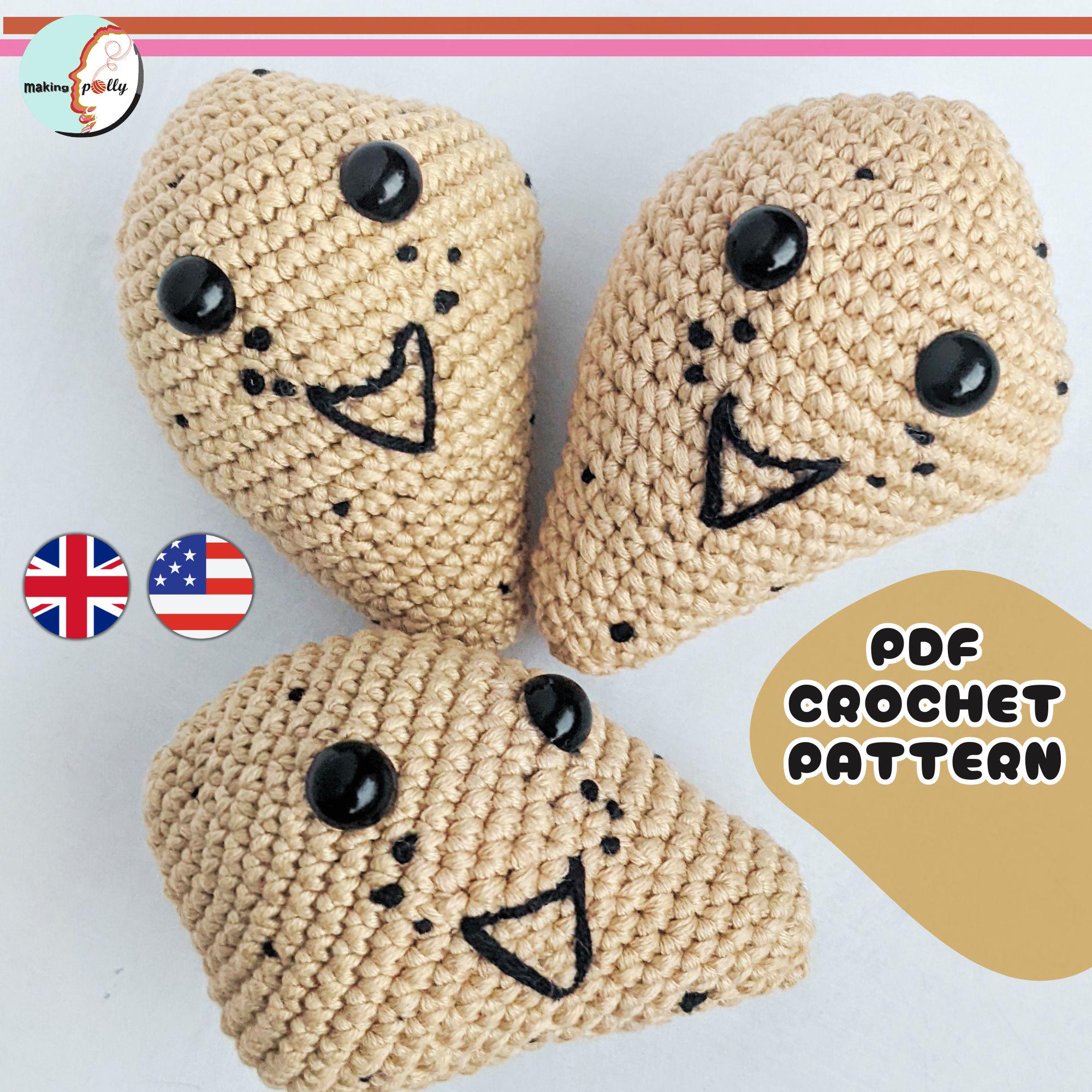 30 Potato Crochet Patterns: Spud Amigurumi, Desk Buddies, Play Food, and Clever Gag Gifts 25 Tam Tattie Scottish Potato Crochet Pattern