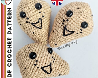 CROCHET PATTERN (UK terminology) Tam the Tattie (potato) Crochet Pattern