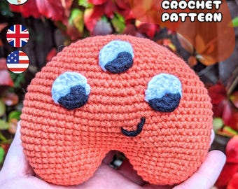 PATRÓN (terminología del Reino Unido y EE. UU.) Patrón de crochet Mini Monster Cheeky Charles