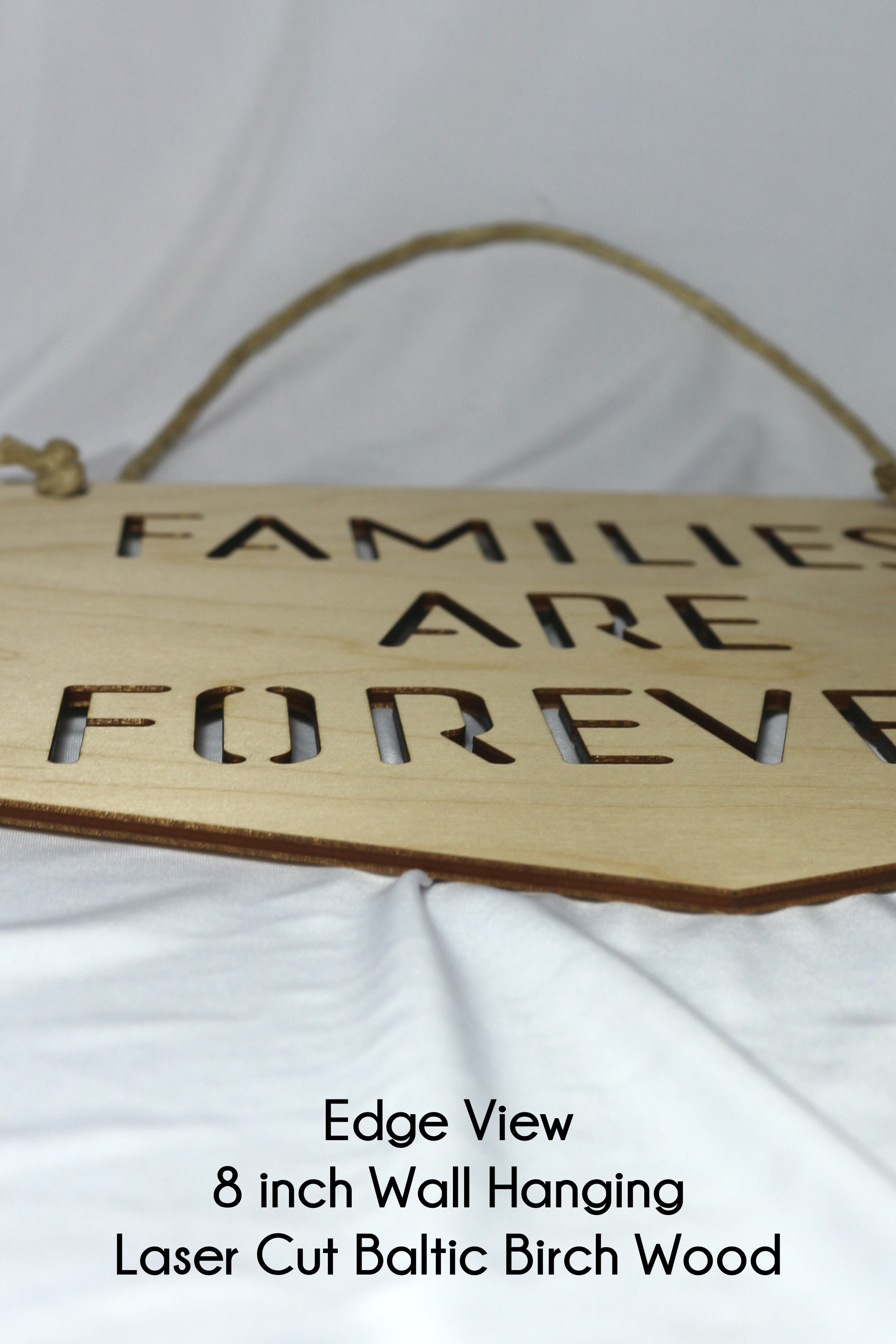 FREE SHIPPING 8 Laser Cut Wall Hanging Families Are Forever Wall