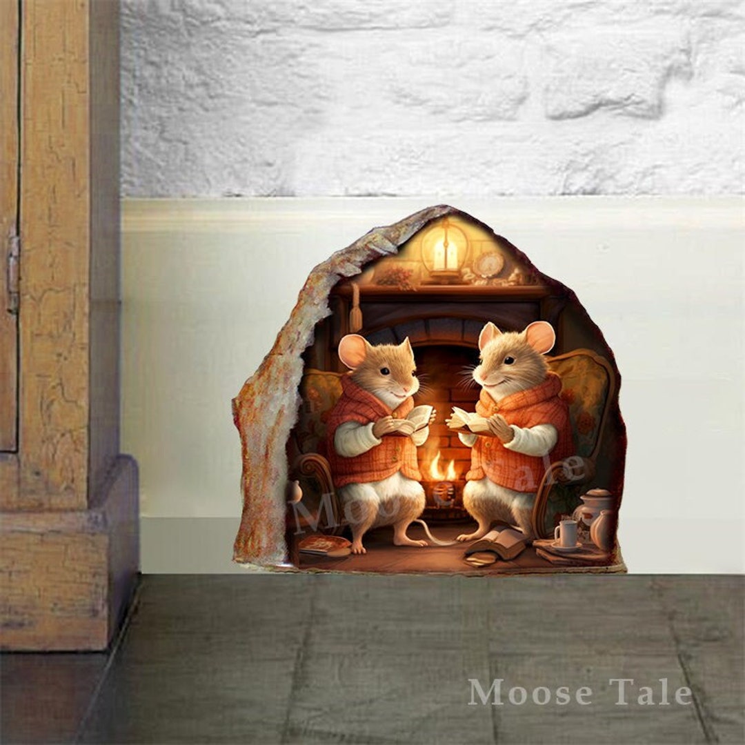 Fireplace, Mouse - Off white