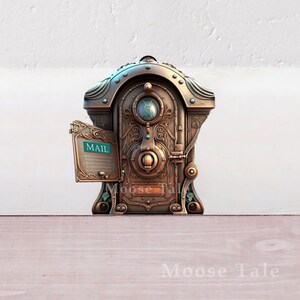 Fairy Door Decal Sticker With Wonderful World Inside Baseboard Sticker ...