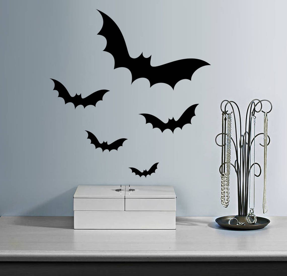 Bat wall decals Halloween decorations Halloween wall decals Etsy