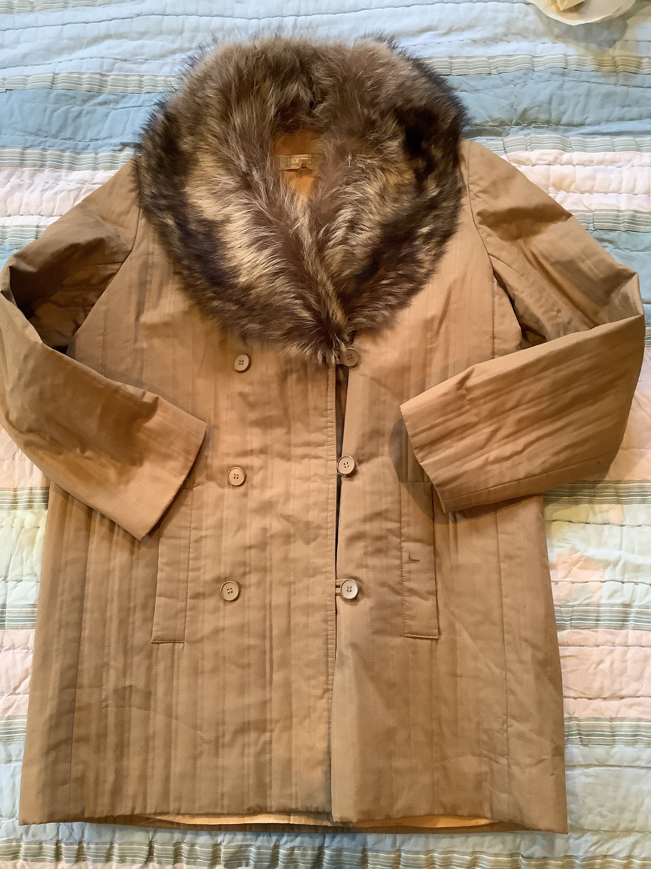 Vintage GIVENCHY Fox Fur Coat - Etsy