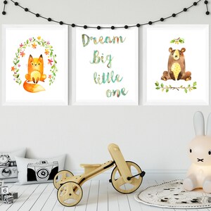 DIGITAL DOWNLOAD baby room woodland prints