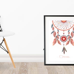 DIGITAL DOWNLOAD dreamcatcher wall print/decor