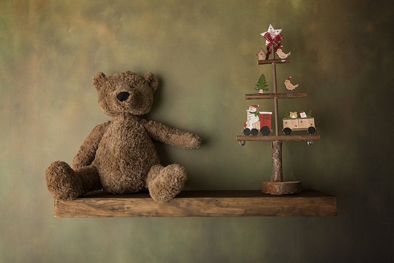 Christmas newborn digital backdrop