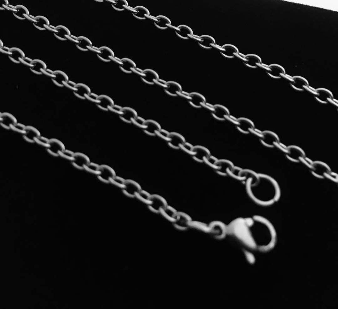 200 Stainless Steel Chains for Jewelry Making Bulk Stainless Steel