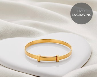 Gold Baby Bangle Etsy