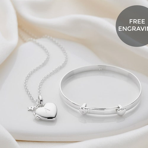 Personalised Baby's First Diamond Christening Bracelet Etsy