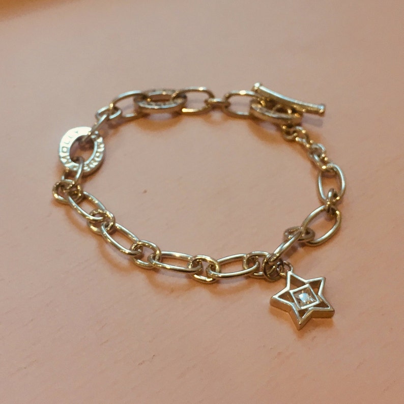 SAMPLE SALE Twinkle White Sapphire Charm Bracelet
