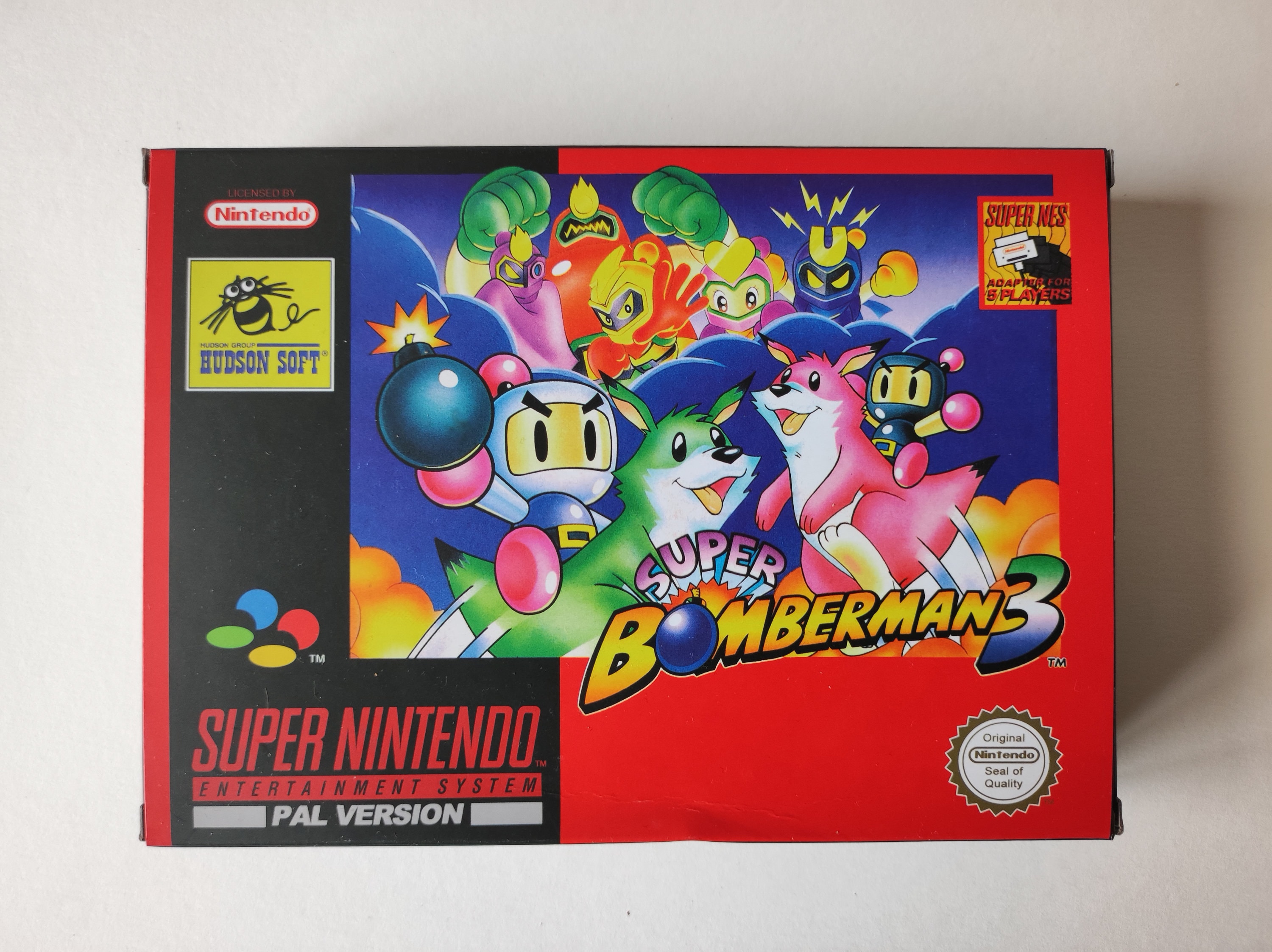  Super Bomberman SNES Replacement Game Case Box + Cover Art Work Only