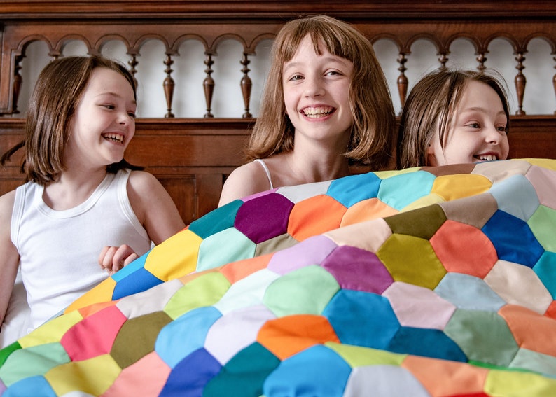 EPP Quilt Kit for Modern Contemporary Quilt, EPP, English Paper Piecing