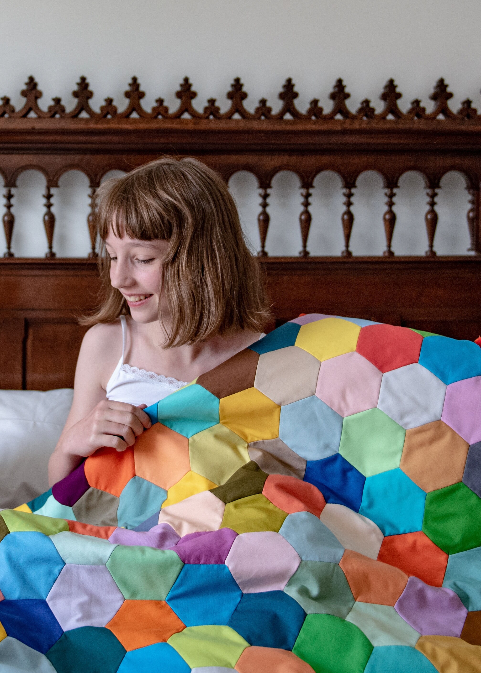 EPP Quilt Kit for Modern Contemporary Quilt, EPP, English Paper Piecing