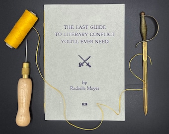 Handmade Book: The Last Guide to Literary Conflict You'll Ever Need, Originally Published by The New Yorker, Letterpress Cover