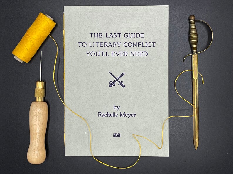 Handmade Book: The Last Guide to Literary Conflict You'll Ever Need, Originally Published by The New Yorker, Letterpress Cover image 1