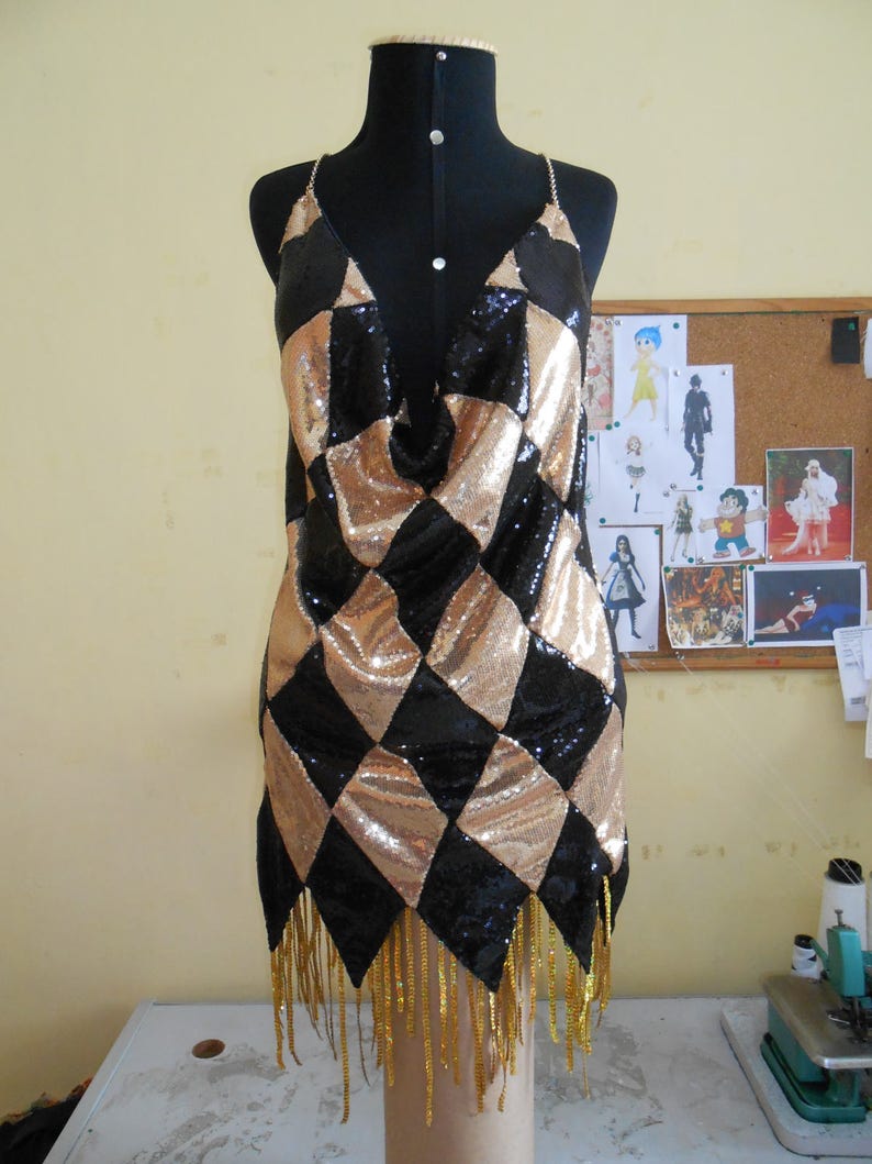 Harley Quinn NightClub Dress Suicide Squade Custom Cosplay ...