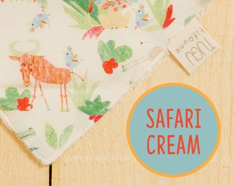 Sophie/'s Safari Cream Baby Bandana Bib