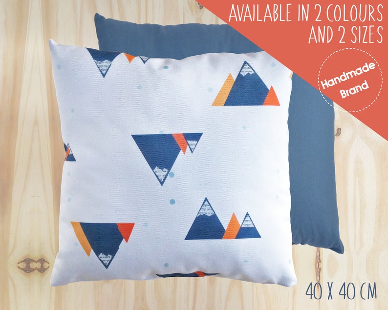 Mountain Cushion Children S Ski Chalet Bedroom Decor Etsy