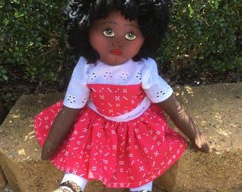Handmade Rag Doll.