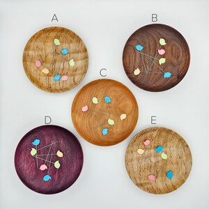 Magnetic Wood Pin Dish (Sewing, Quilting, Quilt Notions, Pins)