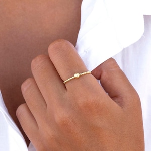 Sphere ring, Dot ring, Ring with ball, Ball ring, Thin ring, Silver rings, Stacking ring, Stackable rings, Spheres ring, Minimalist rings